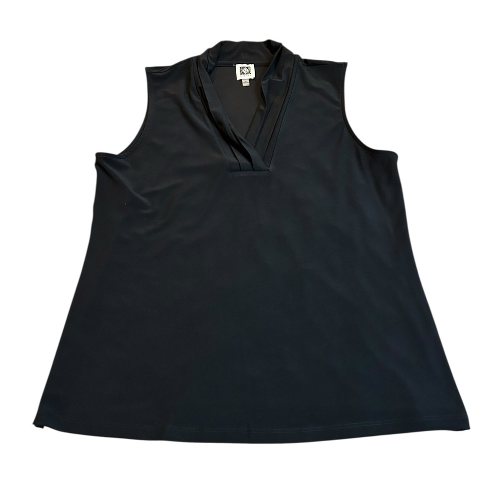 ANNE KLEIN dressy black tank top